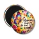 Magnet's - Maman toujours dans mon coeur- cabochon verre ou résine, miroirs, porte clés