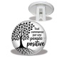 Trépied -  Citation- tout commance par une pensée positive