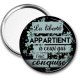Miroir de poche - la liberté appartientà ceux qui l'ont conquise