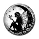 Cabochon Résine - Fée lune- Cabochon verre ou résine