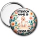 Miroir de poche - attention mamie j'arrive