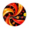 Pois spirale- Cabochon verre ou résine