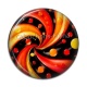 Cabochon Résine - Pois spirale- Cabochon verre ou résine