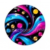 Pois spirale- Cabochon verre ou résine