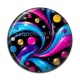 Cabochon Résine - Pois spirale- Cabochon verre ou résine