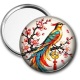 Miroir de poche - oiseaux porte bonheur