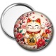 Miroir de poche - chat porte bonheur