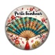 Cabochon Résine - porte bonheur slogan