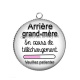 Pendentif Cabochon Argent - arrière grand mère en cours