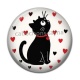 Cabochon Résine - chat- cabochon verre ou résine, miroirs