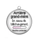 Pendentif Cabochon Argent - arrière grand mère en cours