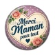 Cabochon Résine - merci maman pour tout