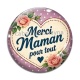 Cabochon Verre - merci maman pour tout