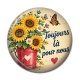 Cabochon Résine - toujours la pour nous
