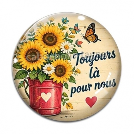 Cabochon Verre - toujours la pour nous
