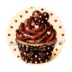 cup cake- cabochon verre ou résine