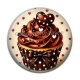 Cabochon Résine - cup cake- cabochon verre ou résine