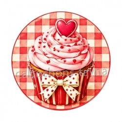 cup cake- cabochon verre ou résine