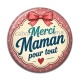 Cabochon Résine - merci maman pour tout