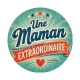 une maman extraordinaire- cabochon verre ou résine, miroirs, porte clés