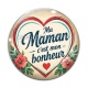 Cabochon Verre - ma maman c'est mon bonheur