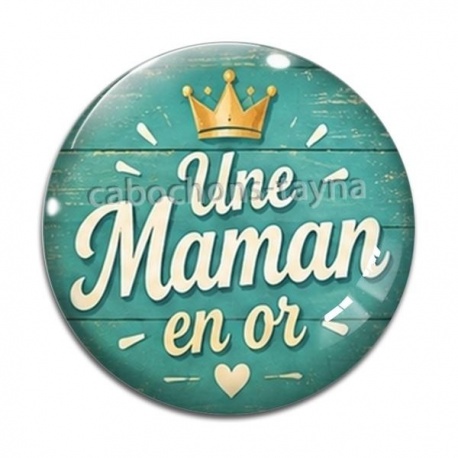 Cabochon Verre - cabochon maman- Cabochon en verre Cabochon en résine