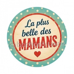 cabochon maman- en verre ou en résine- pendentif