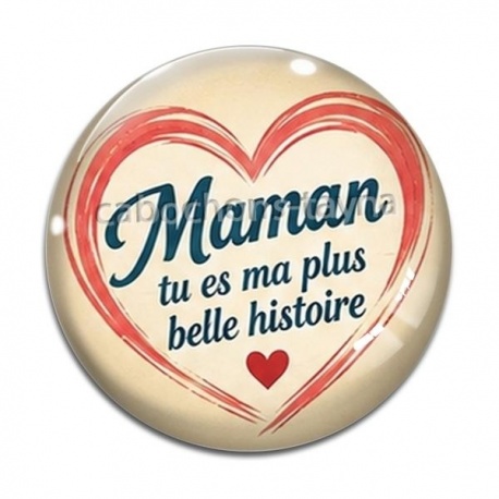 Cabochon Verre -  cabochon maman- Cabochon multi tailles
