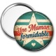 Miroir de poche - maman formidable-- cabochon verre ou résine, miroirs, magnet
