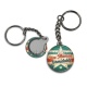 Porte clés - maman formidable-- cabochon verre ou résine, miroirs, magnet