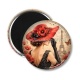 Magnet's - femme de paris- maman formidable- cabochon verre ou résine, miroirs, magnet