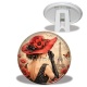 Trépied - femme de paris- maman formidable- cabochon verre ou résine, miroirs, magnet