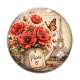 Cabochon Verre - cabochon Paris- en verre ou en résine- pendentif