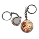 Porte clés - femme de paris- cabochon verre ou résine, miroirs, porte clés