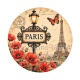 Paris tour Eiffel- cabochon en verre ou en résine- pendentif