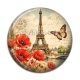 Cabochon Résine - Paris tour Eiffel- cabochon en verre ou en résine- pendentif