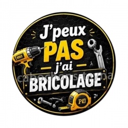 cabochon j'peux pas j'ai bricolage- outils