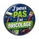Cabochon Résine - j'peux pas j'ai bricolage- peinture
