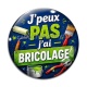 Cabochon Verre - j'peux pas j'ai bricolage- peinture
