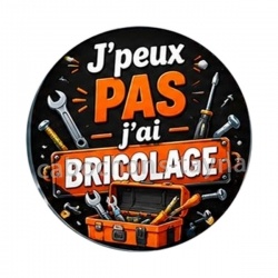 j'peux pas j'ai bricolage- cabochon en verre ou en résine- pendentif