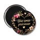 Magnet's - Une amie précieuse- cabochon verre ou résine, miroirs, porte clé