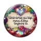 Cabochon Verre - une amie au top merci d'être toujours là