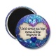 Magnet's - une amie au top merci d'être toujours là- cabochon verre ou résine, miroirs, porte clé