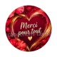 Merci pour tout- cabochon verre ou résine, miroirs, porte clé