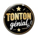 Cabochon Verre - tonton génial- cabochon verre ou résine,