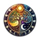 Cabochon Résine - arbre de vie- cabochon verre ou résine, porte clé