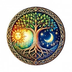 arbre de vie- cabochon verre ou résine, porte clé, magnet, miroir