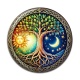 Cabochon Résine - arbre de vie- cabochon verre ou résine, porte clé, magnet, miroir