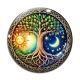 Cabochon Verre - arbre de vie- cabochon verre ou résine, porte clé, magnet, miroir
