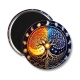 Magnet's - arbre de vie- cabochon verre ou résine, porte clé
